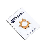 1Piece Golden Ear Thorn Titanium Steel Clip